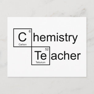 Chemistry Teacher Postcard
