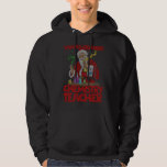 Chemistry teacher Santa Claus Lab Work Ugly Christ Hoodie<br><div class="desc">Chemistry teacher Santa Claus Lab Work Ugly Christmas</div>