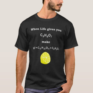 Chemistry Teacher Student Nerd Lemon  Formula T-Shirt