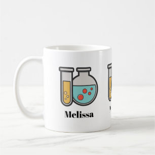 Chemistry Test Tube and Beaker Coffee Mug