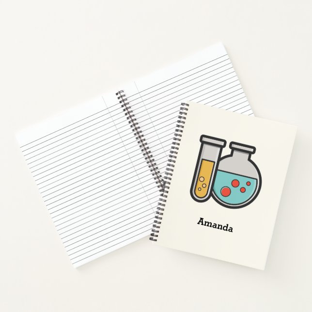 Chemistry Test Tube and Beaker Notebook (Inside)
