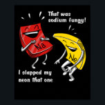 Chemistry That Was Sodium Funny Science Joke Poster<br><div class="desc">Chemistry That Was Sodium Funny Science Joke design for chemistry lovers.</div>