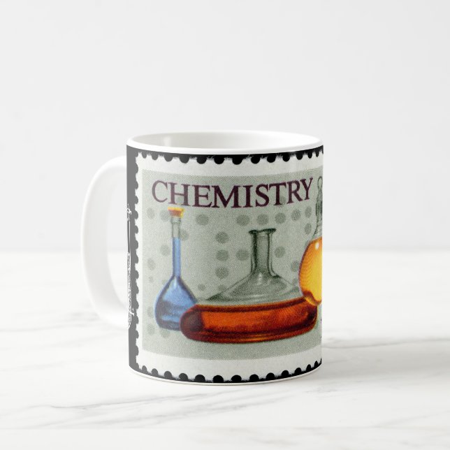 Chemistry~ U.S. Stamp~ American Chemical Society ~ Coffee Mug (Front Left)