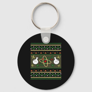Chemistry Ugly Christmas Science Engineer Gift Key Ring