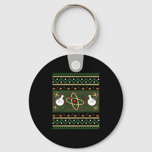 Chemistry Ugly Christmas Science Engineer Gift Key Ring