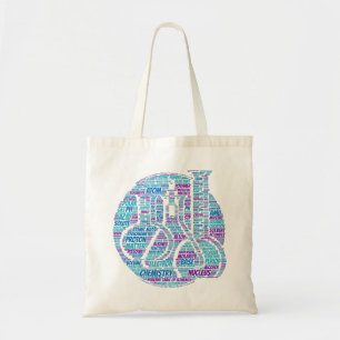 Chemistry Word Cloud Tote Bag