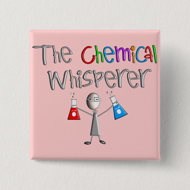 Chemists Humour T-Shirts & Gifts 15 Cm Square Badge (Front)