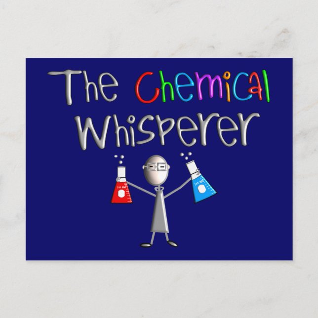 Chemists Humour T-Shirts & Gifts Postcard (Front)
