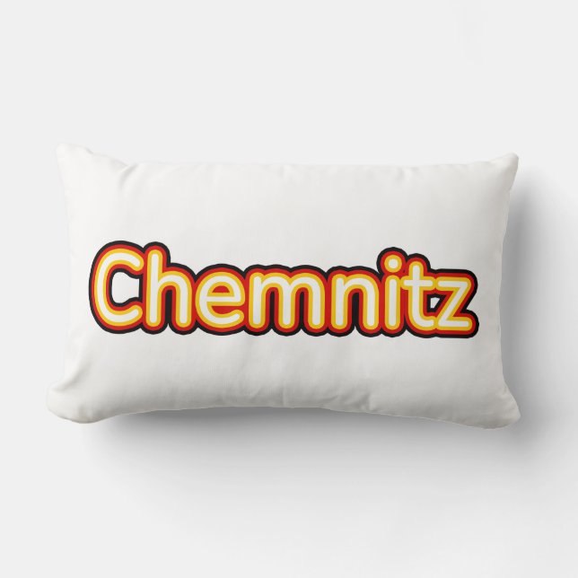 Chemnitz Deutschland Germany Lumbar Cushion (Front)