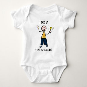 Chemo Bell - Childhood Cancer Gold Ribbon Baby Bodysuit