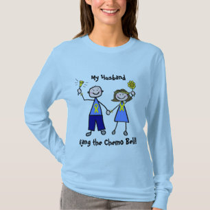 Chemo Bell - Yellow Ribbon Testicular Cancer T-Shirt