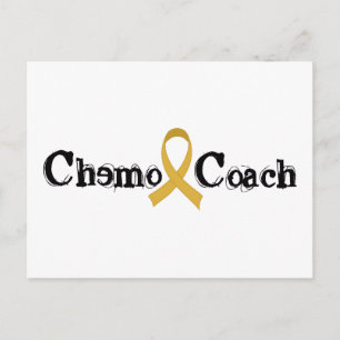 Chemo Coach - Childhood Cancer Gold Ribbon Postcard
