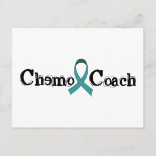 Chemo Coach - Teal Ribbon Postcard