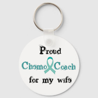 Chemo Coach Wife Keychain