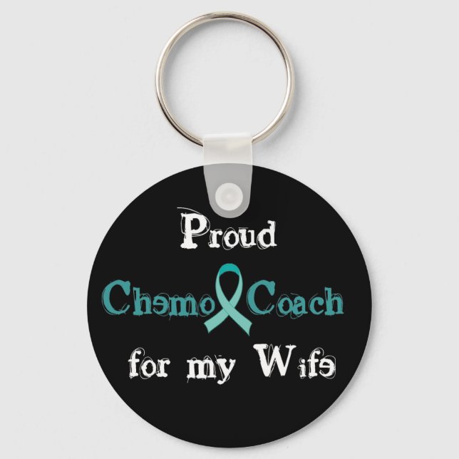 Chemo Coach Wife Keychain (Front)