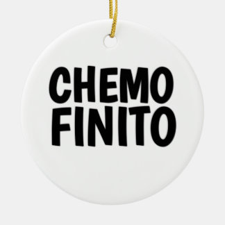 Chemo finito,  end of chemo  ceramic tree decoration