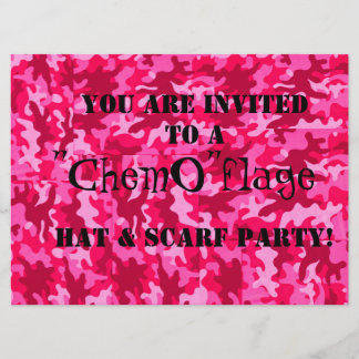"Chemo"flage Party! Invitation