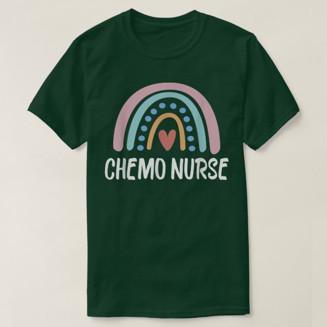 Chemo Infusion Squad Leopard Rainbow Chemo Infusio T-Shirt (Design Front)