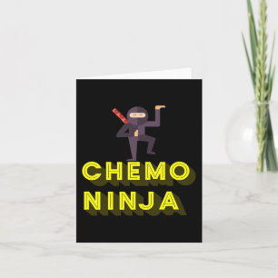 Chemo Ninja Kids Cancer Awareness Month  Card