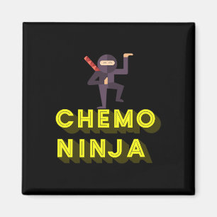 Chemo Ninja Kids Cancer Awareness Month  Magnet
