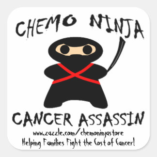 Chemo Ninja Stickers! Square Sticker
