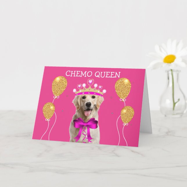 Chemo Queen Support Encouragement Card (Small Plant)