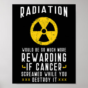 Chemotherapy Cancer Awareness Month Radiologist G Poster