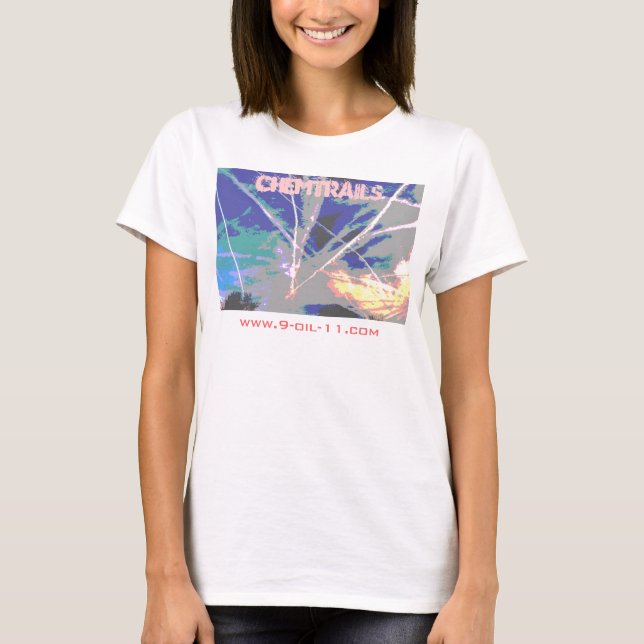 Chemtrails Criss-Cross Sky Shirt (Front)
