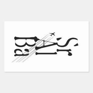 Chemtrails Sr+Al+Ba Rectangular Sticker