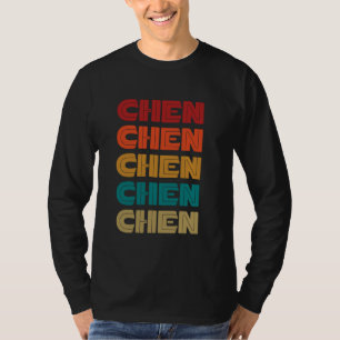 Chen Surname, Matching Family Name T-Shirt