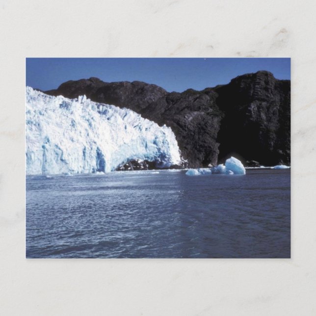 Chenega glacier postcard (Front)
