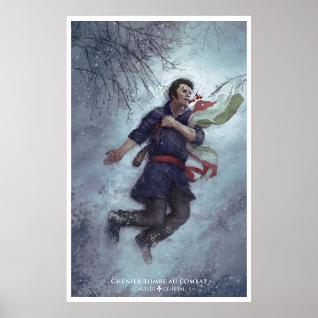 Chénier tombe au combat poster (Front)