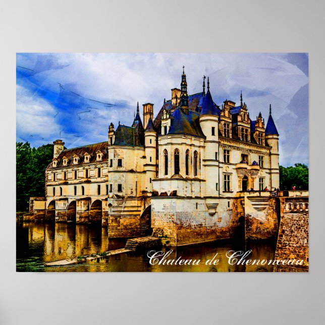 Chenonceau Castle. France. Poster (Front)