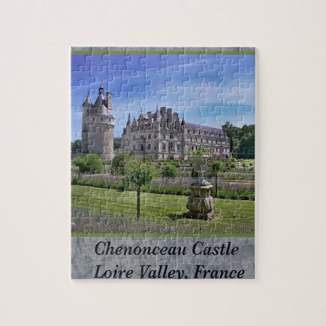 Chenonceau Castle-Loire Valley France Photo Puzzle (Vertical)