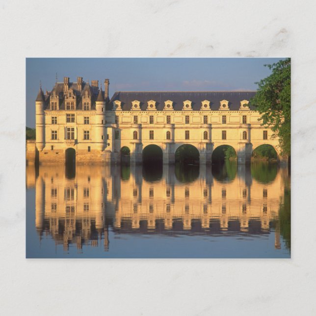Chenonceau Chateau, River Cher, Loir-et-Cher, Postcard (Front)