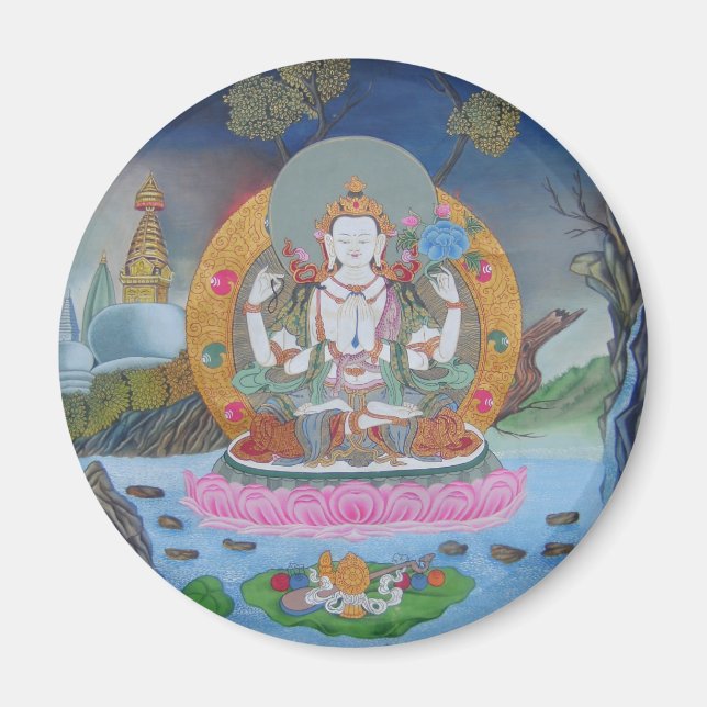 Chenrezig Magnet (Front)
