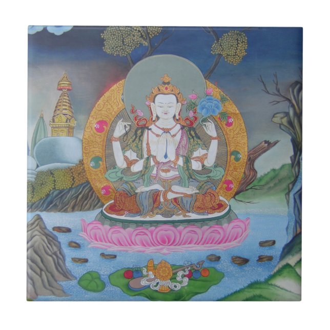 Chenrezig Tile (Front)