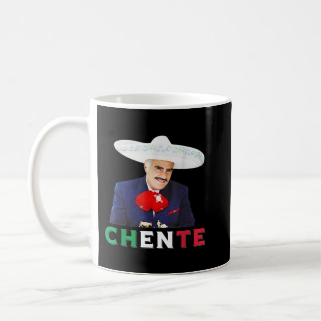 Chente Vicente Fernandez - Sigo Siendo El Rey Mexi Coffee Mug (Left)