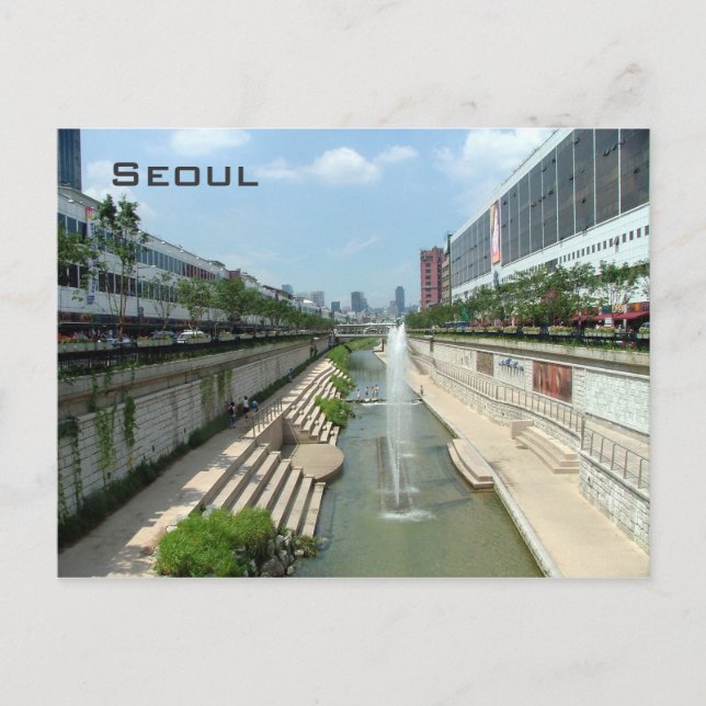 Cheonggye Stream Postcard (Front)