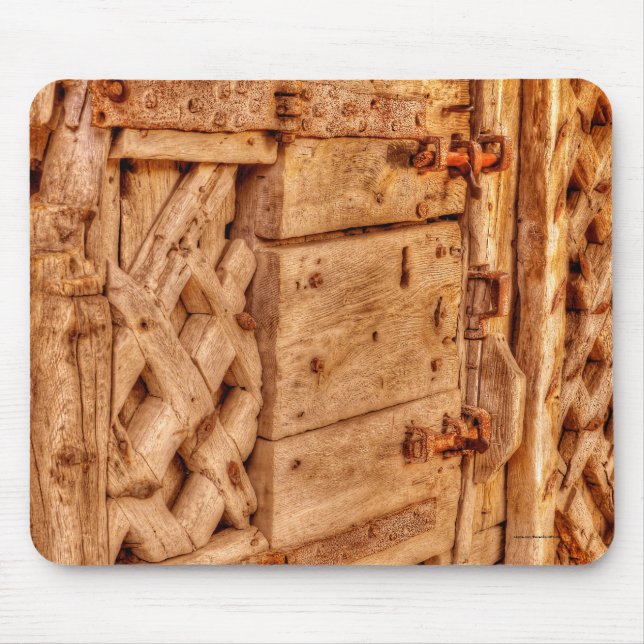 Chepstow Castle Guard Gate Wales, UK Mouse Mat (Front)