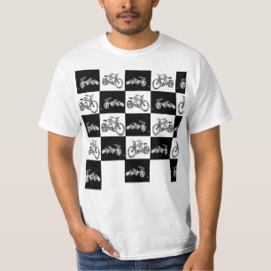 chequerboard Bicycles (Ska 2 tone specials style T-Shirt