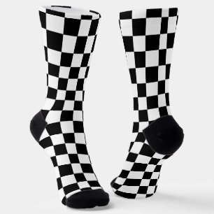Chequerboard Fun Crazy Socks
