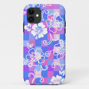 Chequerboard Hibiscus Hawaiian iPhone 5 Casemate iPhone 11 Case