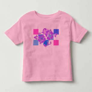 Chequerboard Hibiscus Toddler & infant Tees