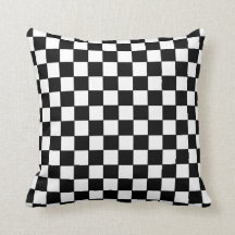 Chequerboard Pattern American MoJo Pillow