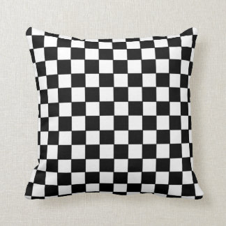 Chequerboard Pattern American MoJo Pillow