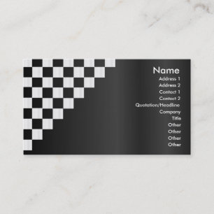 Chequerboard Profile Card