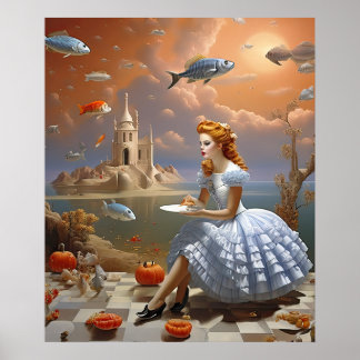 Chequerboard Shore Poster