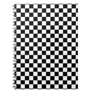Chequerboard Style Spiral Notebook