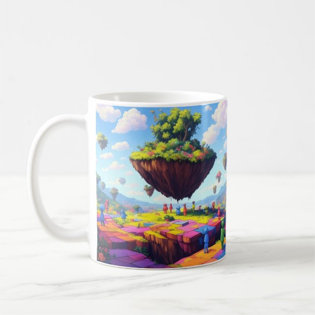 Chequerboard World, Coffee Mug, 11 oz Mug (Left)